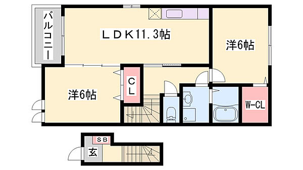 同じ建物の物件間取り写真 - ID:228048153630