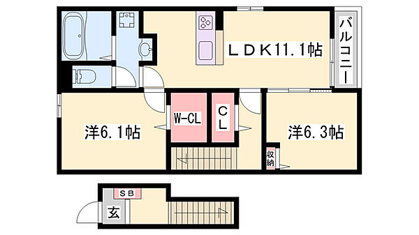 同じ建物の物件間取り写真 - ID:228049034019