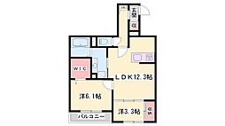 メゾンドソルテＢ棟 2階