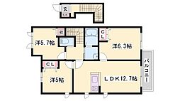 ＭＡＳＴ　ＣＯＵＲＴ加古川南　B棟 2階