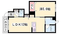 間取図画像 1LDK