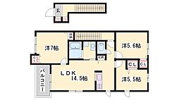 シャーメゾンスカイ 2階