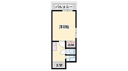 ハイツ一力 1階/-