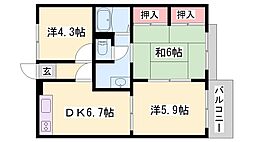 ガーデンハイツ緑ヶ丘　D棟 2階/-