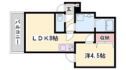 ジーメゾン明石魚住フェリシア 3階/-