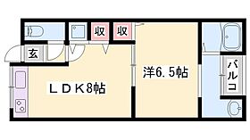 ジュラク・A  ｜ 兵庫県明石市藤江（賃貸アパート1LDK・2階・34.75㎡） その2