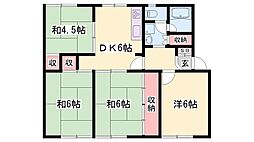 尾上グリーンハイツ　E棟 4階/-