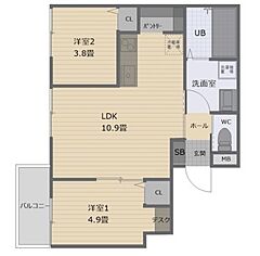 物件の間取り