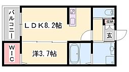 明石市硯町1丁目PJ 3階/-