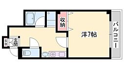 Scubeほんまち 1Kの間取図画像
