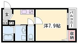 raisond'etre 1Kの間取図画像