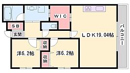 ラポールIII(西) 2階/-