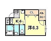 西宮市甲風園１丁目 5階建 築17年のイメージ