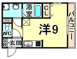 間取図画像 ワンルーム