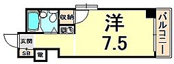 OSビル ワンルームの間取図画像