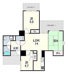物件の間取り