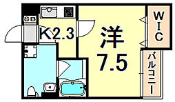 Celesty 1Kの間取図画像