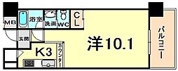 アーバネックス尼崎東難波 ワンルームの間取図画像