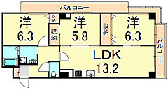 物件の間取り