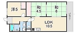 サンウェルシー21 3LDKの間取図画像