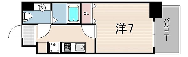 アプリーレ神戸元町 ｜兵庫県神戸市中央区下山手通５丁目(賃貸マンション1K・6階・23.82㎡)の写真 その2