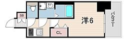 神戸市兵庫区大開通2丁目マンション 1Kの間取図画像