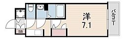 ワールドアイ神戸ハーバーランド2 1Kの間取図画像