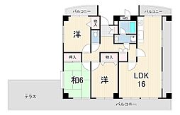 メゾンコトブキ1・2 3LDKの間取図画像