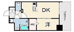 SOL MELDIA神戸MJC 1DKの間取図画像