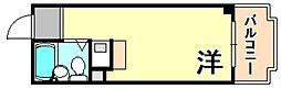 ネオダイキョー三宮 ワンルームの間取図画像