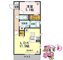 間取図画像 1LDK