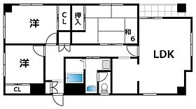 米澤ビル  ｜ 兵庫県芦屋市三条南町（賃貸マンション3LDK・3階・84.00㎡） その2