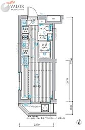 ベルグレード吉野町 ワンルームの間取図画像