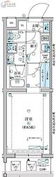 ARCOBALENO武蔵小杉 1Kの間取図画像