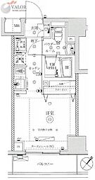 イアース横濱関内 ワンルームの間取図画像