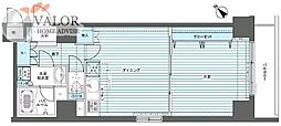 フェニックス新横浜参番館 1LDKの間取図画像