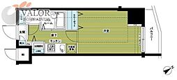 トーシンフェニックス新横濱イクシール 1Kの間取図画像
