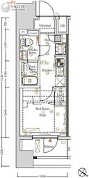 Log 1Kの間取図画像