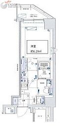 グランリーヴェル横濱プルミエ 1Kの間取図画像
