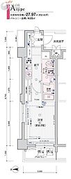 メインステージ横浜 1Kの間取図画像