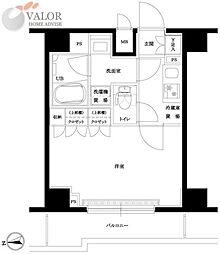ルーブル横濱矢向 1Kの間取図画像