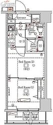 RaffistarKawasaki-6 2Kの間取図画像