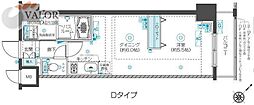 フェニックス新横濱クアトロ ワンルームの間取図画像