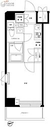 ルーブル川崎都町弐番館 1Kの間取図画像