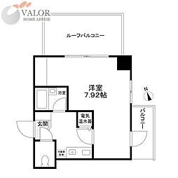 UrbanLink蒲田 1Kの間取図画像