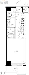 ルーブル川崎八番館 1Kの間取図画像