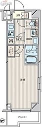 ルーブル川崎矢向弐番館 1Kの間取図画像