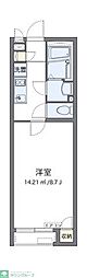 アヴァンセ座間 1Kの間取図画像