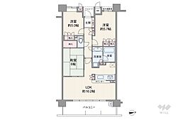 間取図画像 3LDK