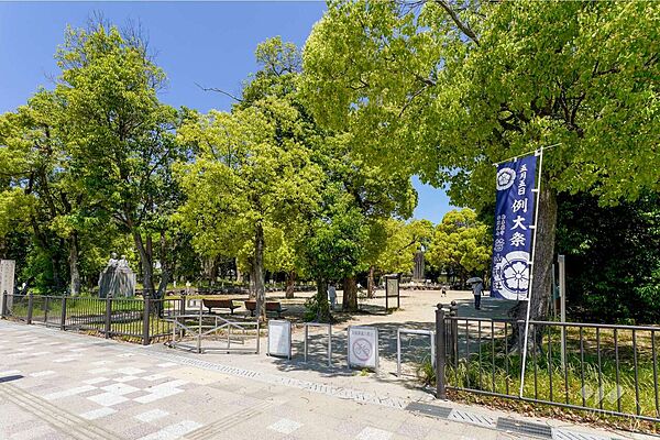 桜井駅跡史跡公園の外観